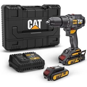 Cat DX11 18V 2.0 Ah Li-ion Çift Akülü Kömürsüz Profesyonel Şarjlı Matkap