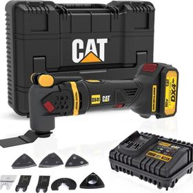 Cat DX41 18 Volt 4.0 Ah Li-Ion Tek Akülü Kömürsüz Profesyonel Devir Ayarlı Raspalama + 14 Adet Aksesuar