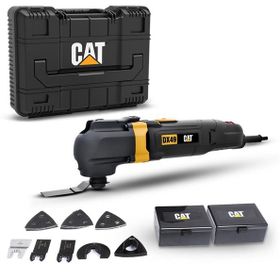 CAT DX49.1 350 Watt Profesyonel Çok Amaçlı Devir Ayarlı Kesme Raspalama ve Zımpara + 14 Adet Aksesuar