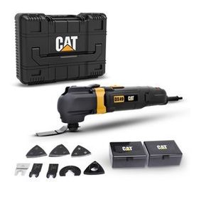 CAT DX49.1 350 Watt Profesyonel Çok Amaçlı Devir Ayarlı Kesme Raspalama ve Zımpara + 14 Adet Aksesuar
