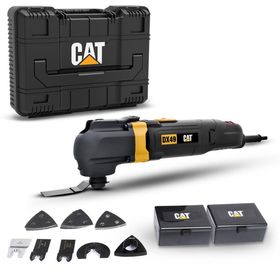 CAT DX49.1 350 Watt Profesyonel Çok Amaçlı Devir Ayarlı Kesme Raspalama ve Zımpara + 14 Adet Aksesuar
