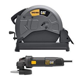 Cat DX5180 Set 2400Watt 355mm Profesyonel Profil Kesme + DX3090 720Watt 125mm Profesyonel Avuç Taşlama