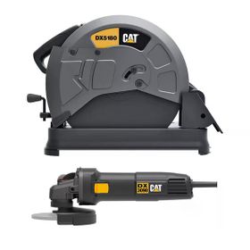Cat DX5180 Set 2400Watt 355mm Profesyonel Profil Kesme + DX3090 720Watt 125mm Profesyonel Avuç Taşlama