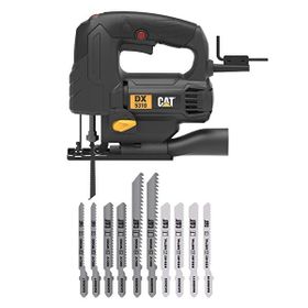 Cat DX5310 550 W Profesyonel Devir Ayarlı Dekupaj Testere + DA06901 10 Parça Testere Ucu