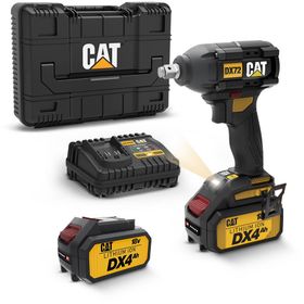 Cat DX72 18V 4.0 Ah Li-ion Çift Akülü Kömürsüz Somun Sıkma Makinesi