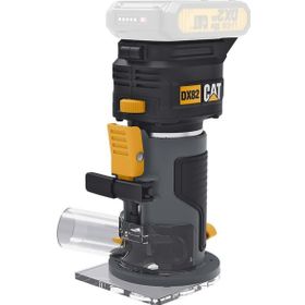 Cat DX82B 18 Volt Şarjlı Kömürsüz 6 mm Devir Ayarlı Profesyonel Formika Tıraşlama Akü Dahil Değil Avuç İçi El Frezesi