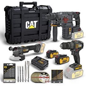Cat DXK302 DX1010 + DX2150 + DX3131 3 Parça Kombo Set + 39 Parça Aksesuar Seti