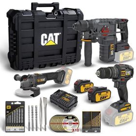 Cat DXK302 DX1010 + DX2150 + DX3131 3 Parça Kombo Set + 39 Parça Aksesuar Seti