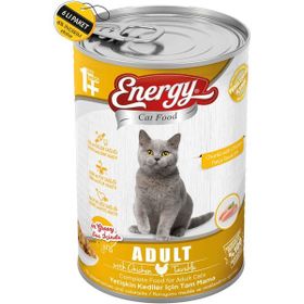 Cat Food Energy Tavuklu Yetişkin Islak Kedi Maması 400 G Özel Koli 6 Adet