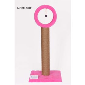 Cat Hause T04 Pembe 76 cm Çemberli Kedi Tırmalama