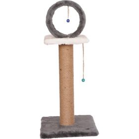 Cat Hause T6 78x30x30 cm Gri Çemberli Palyaço Kedi Tırmalama