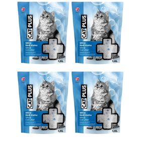 Cat Plus 4x3.6 lt Silika Kristal Kedi Kumu