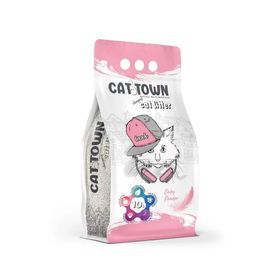 Cat Town 10 lt Bebek Pudra Kokulu Bentonit Kalın Taneli Kedi Kumu