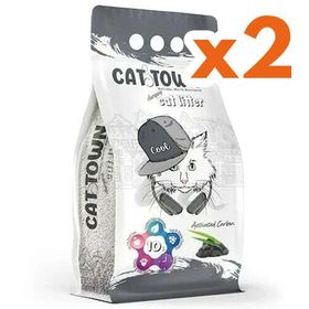 Cat Town Active Carbon 2x10 lt İnce Taneli Kedi Kumu