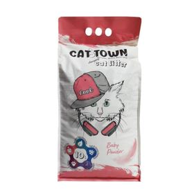 Cat Town Bebek Pudralı İnce Taneli 10 lt Kedi Kumu