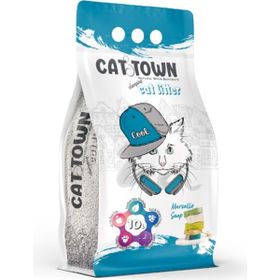 Cat Town Marsilya Sabunlu 10 lt İnce Taneli Topaklanan Kedi Kumu