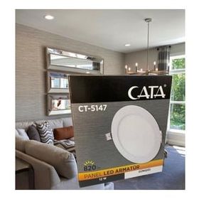 CATA 12W Beyaz Yuvarlak Led Panel Armatür