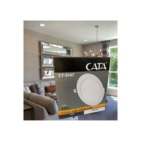 CATA 12W Beyaz Yuvarlak Led Panel Armatür
