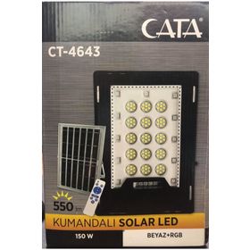 Cata 150W Cata Solar LED Projektör Kumandalı CT-4643