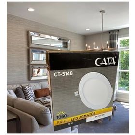 CATA 15W Beyaz Yuvarlak Led Panel Armatür
