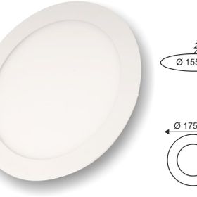 Cata 15W Günışığı Yuvarlak Led Panel Armatür