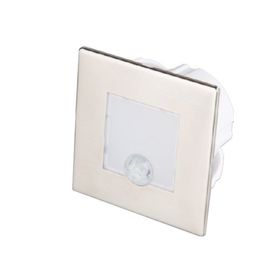 Cata 1,5W Kare Sensörlü Koridor Merdiven Satin Kasa Beyaz Armatür