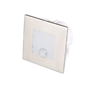 Cata 1,5W Kare Sensörlü Koridor Merdiven Satin Kasa Beyaz Armatür