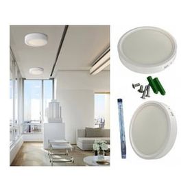 Cata 18W Beyaz Sıva Üstü Beyaz Kasa Yuvarlak Led Panel
