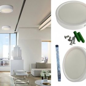 Cata 18W Beyaz Sıva Üstü Beyaz Kasa Yuvarlak Led Panel