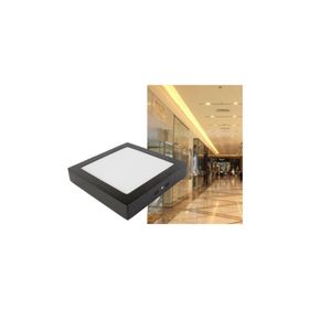 Cata 18W Sıva Üstü Kare LED Armatür, Siyah Kasa Beyaz, Cata CT5234S