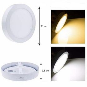 Cata 24W Sıva Üstü Yuvarlak Beyaz Led Panel Armatür