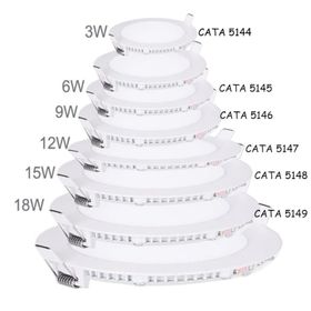 Cata 3W-6W-9W-12W-15W-18W Beyaz Alüminyum Slim Panel Led Armatürler