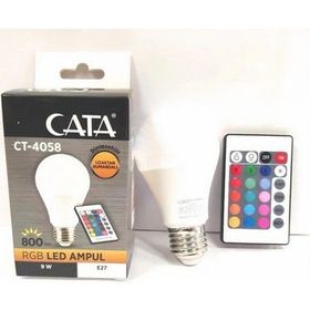 Cata 4058 Uzaktan Kumandalı Rgb (çok Renkli) Led Ampul E27 3200 K CATA-4058