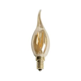 Cata 4W Amber Rustik Kıvrık Buji Led Ampul