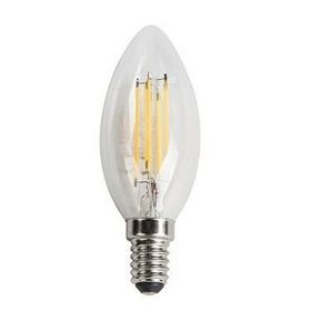 Cata 4w Flamanlı Şeffaf Buji Led Ampul 3200k Günışığı E14 Ct-4066g