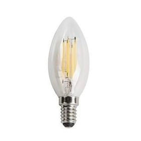 Cata 4w Flamanlı Şeffaf Buji Led Ampul 3200k Günışığı E14 Ct-4066g