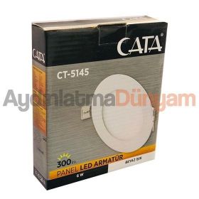 Cata 6 Watt Panel Led CT-5145 Beyaz Işık Alüminyum Kasa