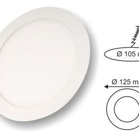 Cata 6W Beyaz Yuvarlak Led Panel Armatür