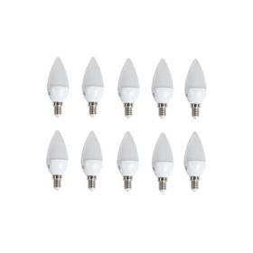 Cata - 7 Watt E14 Duylu Led Mum Ampul - Beyaz Işık - (10 Adet) CATACT4079-B10