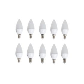 Cata - 7 Watt E14 Duylu Led Mum Ampul - Beyaz Işık - (10 Adet) CATACT4079-B10