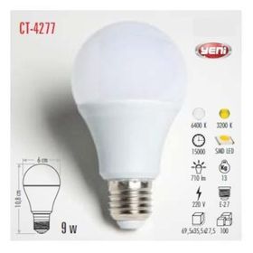 Cata 9 Watt Led Ampul CT-4277