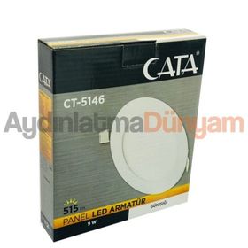 Cata 9 Watt Panel Led CT-5146 - Günışığı Alüminyum Kasa