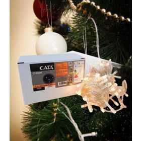 Cata Beyaz 10 mt 100 Ledli Eklenebilir Süsleme