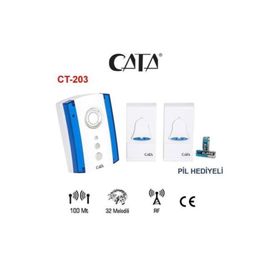 Cata CT-203 Zil 1 Zil+2 Uzaktan Kumandalı Buton