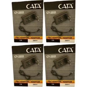 Cata CT-2551 4 Adet 2 A 220 V Fişli Adaptör