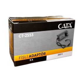 Cata CT-2553 5 A Fişli Adaptör
