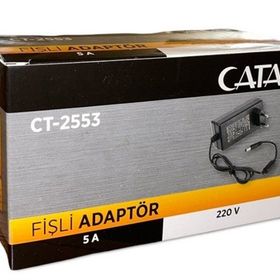 Cata CT-2553 5 A Fişli Adaptör