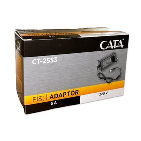 Cata CT-2553 5 Amper Fişli Adaptör