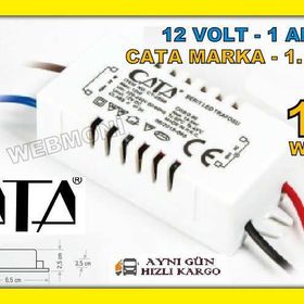 Cata CT-2566 1 Amper Şerit Led Trafo Adaptör