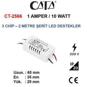 Cata CT-2566 1 Amper Şerit Led Trafo Adaptör